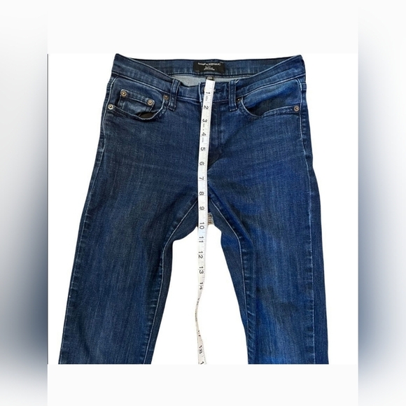 BANANA REPUBLIC Skinny Fit Dark Stone WashStretch Denim Jean 25/0 - Picture 7 of 10